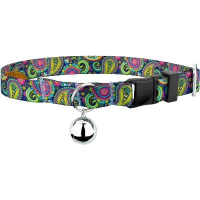 Country Brook Petz Bright Paisley Cat Collar 4 Country Brook Petz Bright Paisley Cat Collar - Image 4