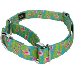 Country Brook Design - Flamingos Martingale Dog Collar -Country Brook Petz Store GUEST 19e5350e 6f97 4a34 a359 8f78530c4ee7