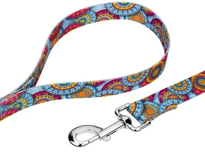 Country Brook Petz Sky Mandala Dog Leash (4 Foot, 5/8 Inch Wide) 1 Country Brook Petz Sky Mandala Dog Leash (4 Foot, 5/8 Inch Wide)