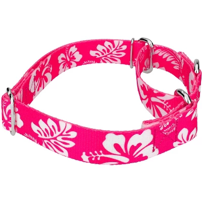Country Brook Petz - Pink Hawaiian Martingale Dog Collar 3 Country Brook Petz - Pink Hawaiian Martingale Dog Collar - Image 3