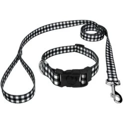 Country Brook Petz Deluxe Black & White Buffalo Plaid Dog Collar And Leash 11 Country Brook Petz Deluxe Black & White Buffalo Plaid Dog Collar And Leash -Country Brook Petz Store GUEST 2b7b1145 93db 466b 8fba b74d8a937c1b