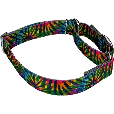 Country Brook Petz Tie Dye Stripes Martingale Dog Collar 2 Country Brook Petz Tie Dye Stripes Martingale Dog Collar - Image 2