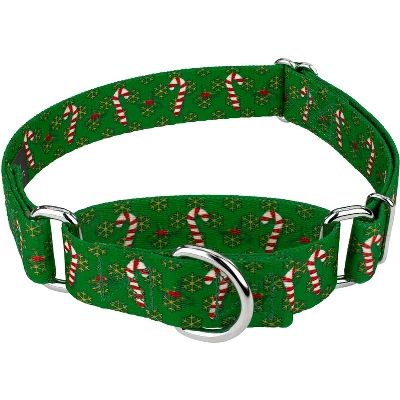 Country Brook Petz Candy Cane Christmas Martingale Dog Collar 11 Country Brook Petz Candy Cane Christmas Martingale Dog Collar - Image 11