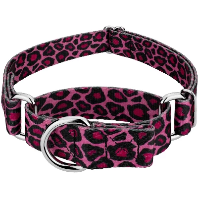 Country Brook Petz - Pink Leopard Martingale Dog Collar 6 Country Brook Petz - Pink Leopard Martingale Dog Collar - Image 6
