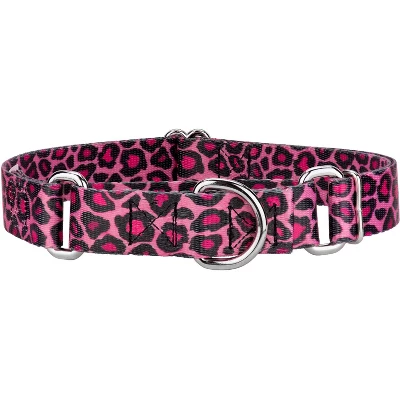 Country Brook Petz - Pink Leopard Martingale Dog Collar 7 Country Brook Petz - Pink Leopard Martingale Dog Collar - Image 7