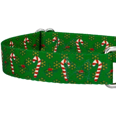 Country Brook Petz Candy Cane Christmas Martingale Dog Collar 5 Country Brook Petz Candy Cane Christmas Martingale Dog Collar - Image 5