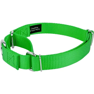 Country Brook Design Martingale Heavyduty Nylon Dog Collar And Double Handle Leash 1 Country Brook Design Martingale Heavyduty Nylon Dog Collar And Double Handle Leash