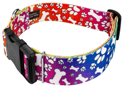 Country Brook Petz 1 1/2 Inch Deluxe Trippy Doggo Dog Collar 1 Country Brook Petz 1 1/2 Inch Deluxe Trippy Doggo Dog Collar