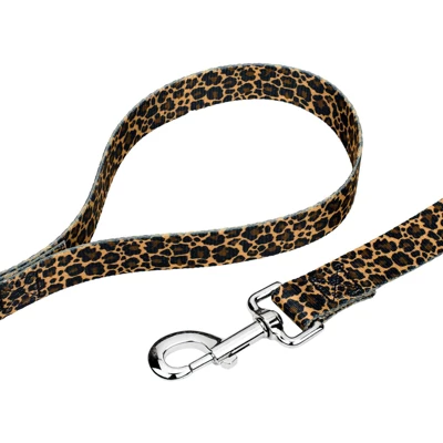 Country Brook Petz Leopard Print Dog Leash (4 Foot, 1 Inch Wide) 1 Country Brook Petz Leopard Print Dog Leash (4 Foot, 1 Inch Wide)