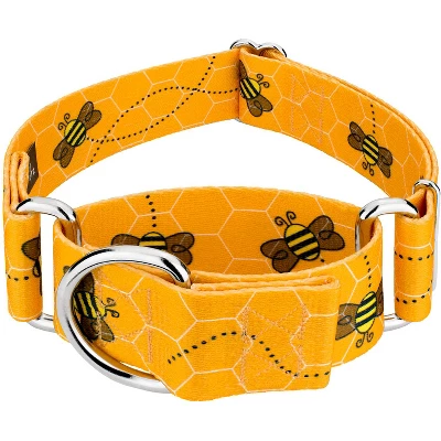 Country Brook Petz 1 1/2 Inch Busy Bee Martingale Dog Collar 5 Country Brook Petz 1 1/2 Inch Busy Bee Martingale Dog Collar - Image 5