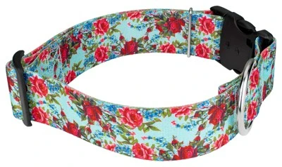 Country Brook Petz 1 1/2 Inch Deluxe Vintage Roses Dog Collar 2 Country Brook Petz 1 1/2 Inch Deluxe Vintage Roses Dog Collar - Image 2