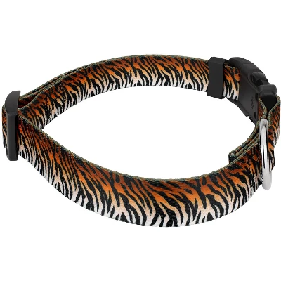 Country Brook Petz Deluxe Bengal Tiger Stripes Dog Collar - Made In The U.S.A. (1 Inch, Extra Large) 2 Country Brook Petz Deluxe Bengal Tiger Stripes Dog Collar - Made In The U.S.A. (1 Inch, Extra Large) - Image 2
