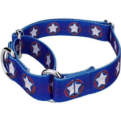 Country Brook Petz - American Stars Martingale Dog Collar 1 Country Brook Petz - American Stars Martingale Dog Collar