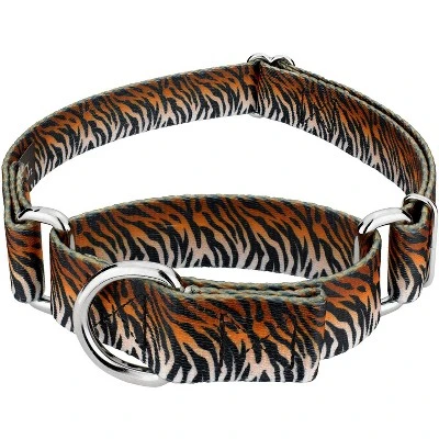 Country Brook Petz - Bengal Tiger Stripes Martingale Dog Collar 4 Country Brook Petz - Bengal Tiger Stripes Martingale Dog Collar - Image 4