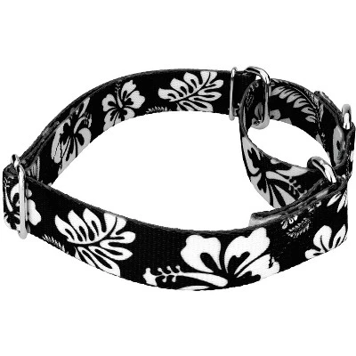 Country Brook Petz - Black Hawaiian Martingale Dog Collar 5 Country Brook Petz - Black Hawaiian Martingale Dog Collar - Image 5