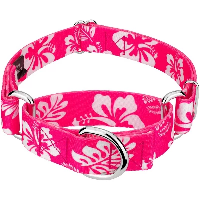 Country Brook Petz - Pink Hawaiian Martingale Dog Collar 7 Country Brook Petz - Pink Hawaiian Martingale Dog Collar - Image 7