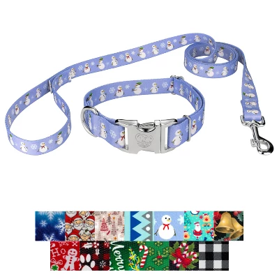 County Brook Petz Premium Dog Collar And Leash - Christmas Collection 8 County Brook Petz Premium Dog Collar And Leash - Christmas Collection - Image 8